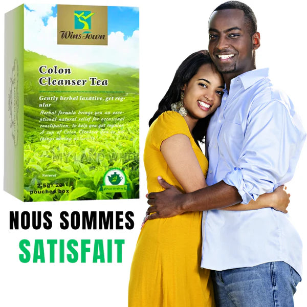 Thé nettoyant du côlon pour la constipation chronique, colopathie fonctionnelle, hémorroïdes